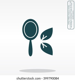 Hand Mirror line icon