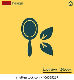 Hand Mirror line icon