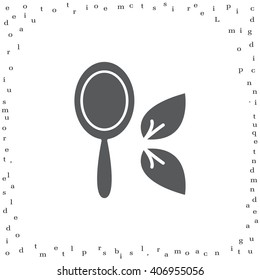 Hand Mirror line icon