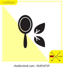 Hand Mirror line icon