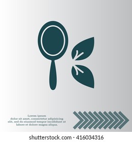Hand Mirror line icon