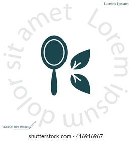 Hand Mirror line icon
