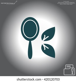 Hand Mirror line icon