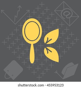 Hand Mirror line icon