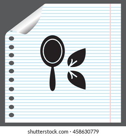 Hand Mirror line icon