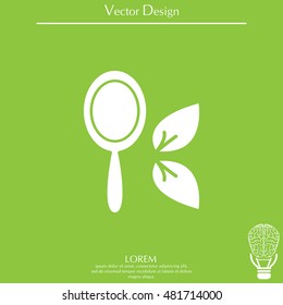 Hand Mirror line icon