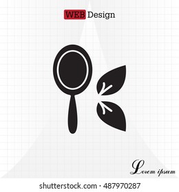Hand Mirror line icon