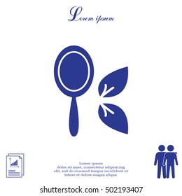Hand Mirror line icon