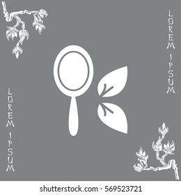 Hand Mirror line icon