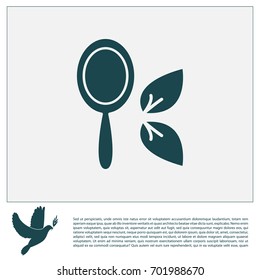Hand Mirror line icon