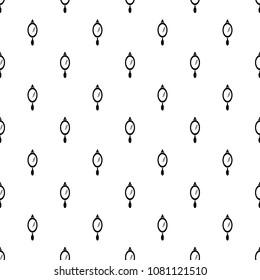 Hand mirror pattern vector seamless repeating for any web design