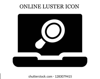 Hand mirror search icon. Editable Hand mirror search icon for web or mobile.