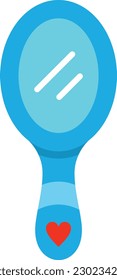 Hand Mirror vector icon. Can be used for printing, mobile and web applications.