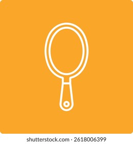 Hand Mirror vector icon. Can be used for printing, mobile and web applications.
