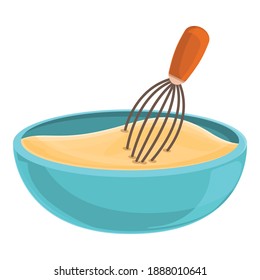 hand mixer, Dough icon. Cartoon of dough hand mixer vector icon for web design isolated on white background