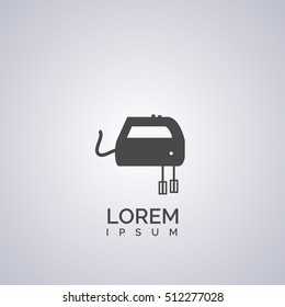 hand mixer icon. hand mixer logo