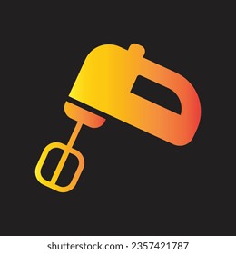 hand mixer icon simple design art eps 10
