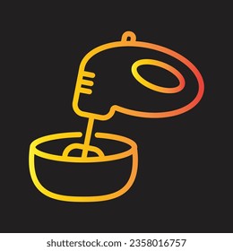 hand mixer icon simple design art eps 10