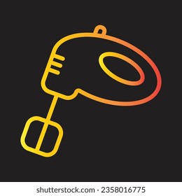 hand mixer icon simple design art eps 10