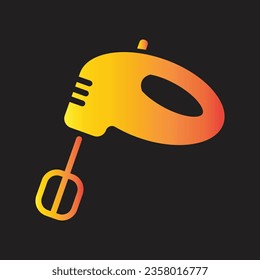 hand mixer icon simple design art eps 10