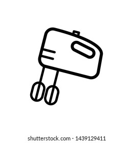 Hand mixer icon vector design template