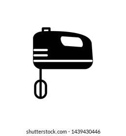 Hand mixer icon vector design template