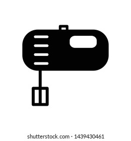 Hand mixer icon vector design template