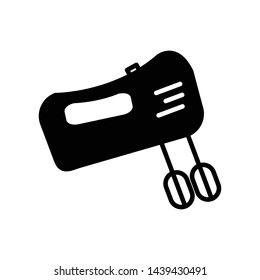 Hand mixer icon vector design template