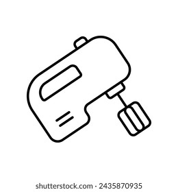 Hand Mixer Icon Vector Design