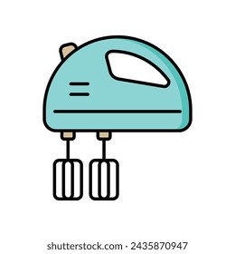 Hand Mixer Icon Vector Design