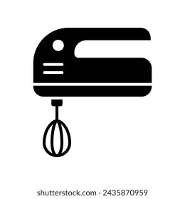 Hand Mixer Icon Vector Design