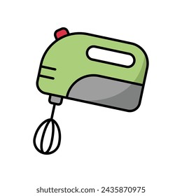 Hand Mixer Icon Vector Design