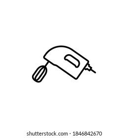 Ilustración vectorial del icono del mezclador de mano