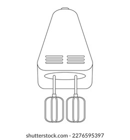 Hand mixer icon vector illustration simple design.