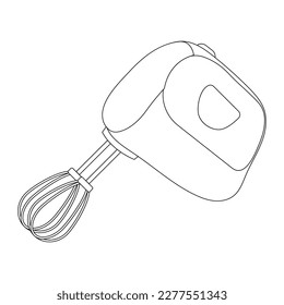 Hand mixer icon vector illustration simple design.