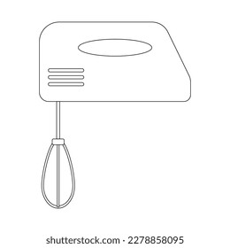 Hand mixer icon vector illustration simple design.