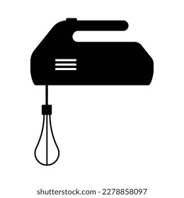 Icono del mezclador manual ilustración vectorial diseño simple.