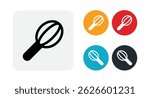 Hand mixer icon for web and mobile