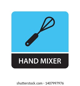 Hand mixer icon for web and mobile