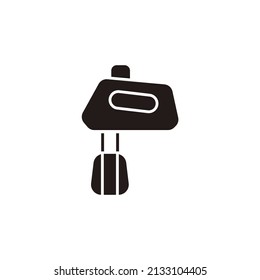 Hand mixer icons  symbol vector elements for infographic web