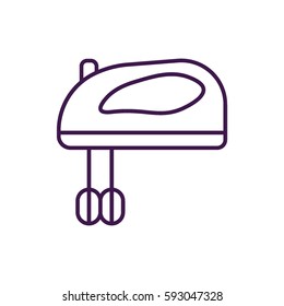 Hand mixer line icon