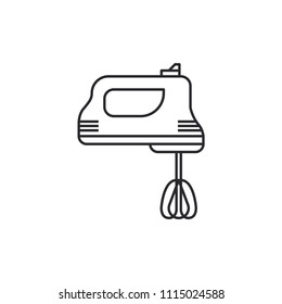 Hand Mixer Modern Simple Vector Icon