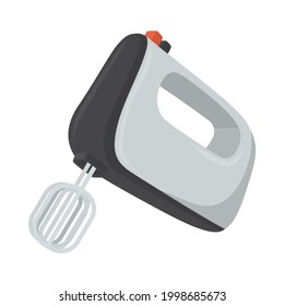 Hand Mixer Sign Emoji Icon Illustration. Kitchen Machine Vector Symbol Emoticon Design Clip Art Sign Comic Style.