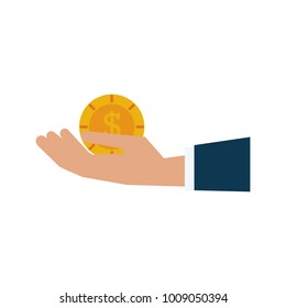 Hand with money