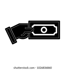 Hand with money