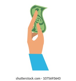 Hand with money