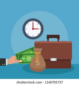 Hand with money