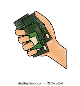 Hand with money