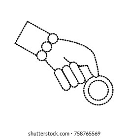 Hand with money