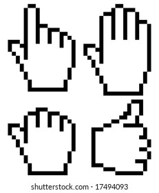 hand mouse symbol